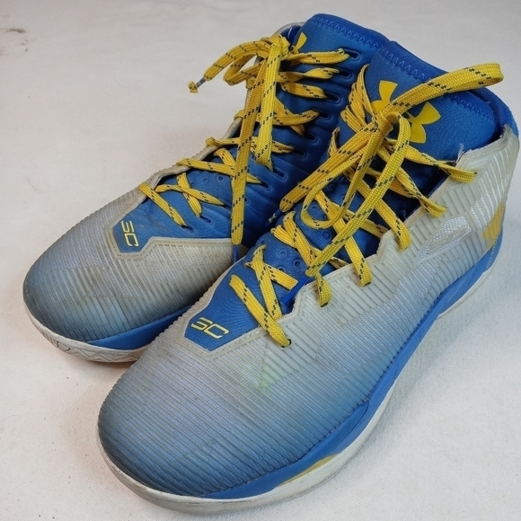 Under Armour Mens Curry 2.5 1274425-103 Gray Blue main image 11